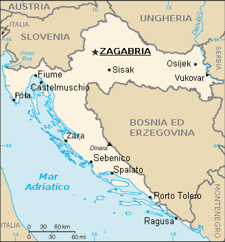 Mappa-Croazia