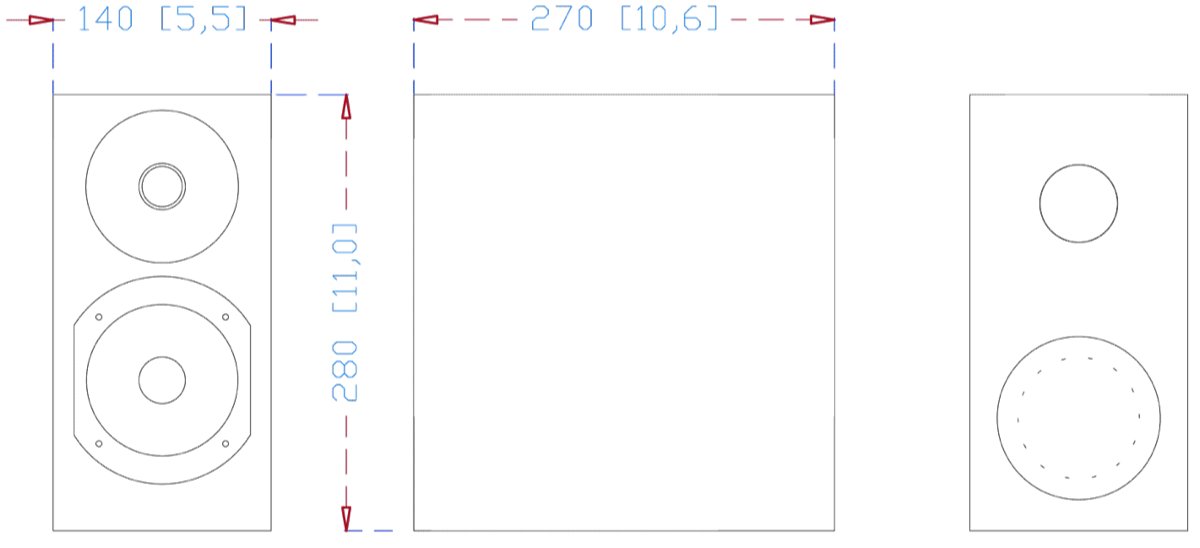 Dimensions of the Mini